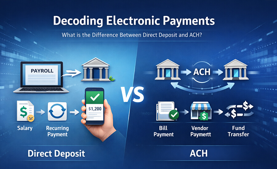Decoding Electronic Payments- What is the Difference Between a Direct Deposit and ACH